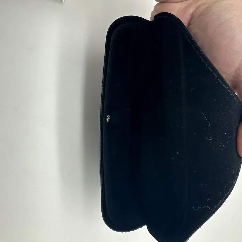 Lot of 4 Ray-Ban Sunglasses Cases Black Textured Leather Replacement Snap